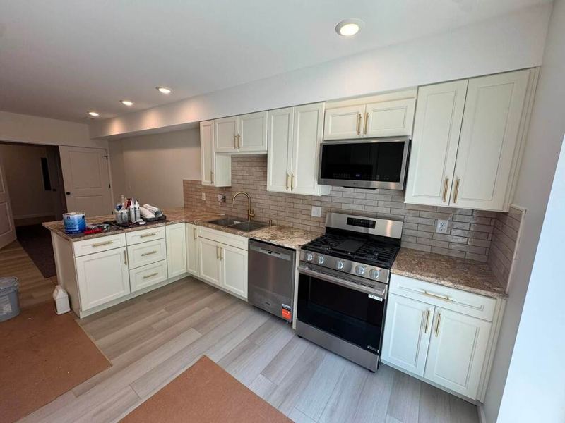 Finished kitchen remodel plumbing